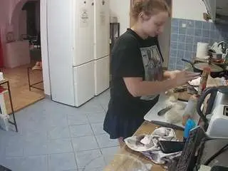 Camsoda Best Webcam of voyeurcam-julmodels-kitchen