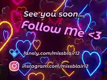 Chaturbate Best Webcam of missblair12
