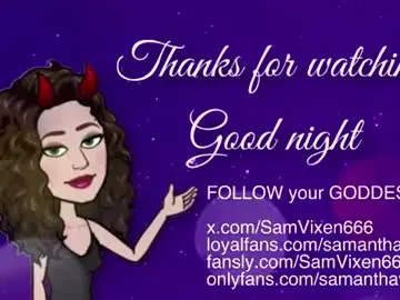 Chaturbate Private Sex Chat of samanthavixen