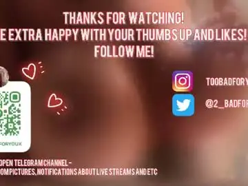 Chaturbate Adult Webcam of 2badforyou