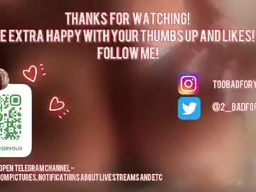 Chaturbate Adult Webcam of 2badforyou