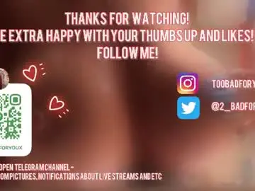 Chaturbate Free Porn Cam of 2badforyou