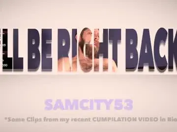 Chaturbate Best Webcam of samcity53