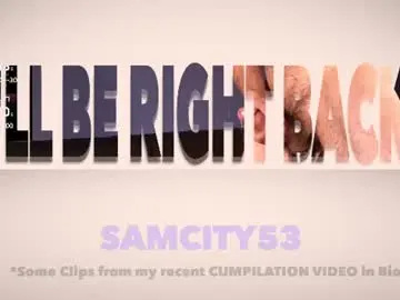 Chaturbate Sex Cam of samcity53