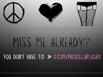Chaturbate Live Sex Cam of priscillaplush