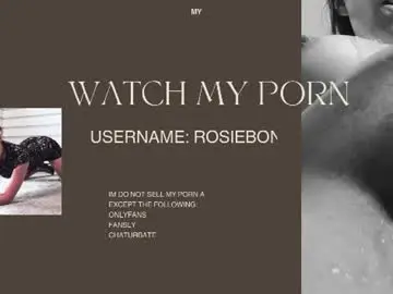 Chaturbate Private Sex Chat of rosiebones