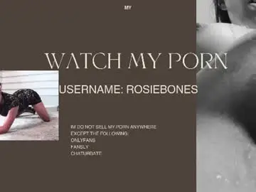 Chaturbate Free Porn Cam of rosiebones
