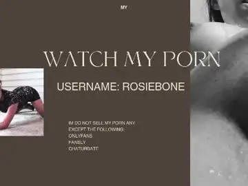 Chaturbate Sex Chat of rosiebones