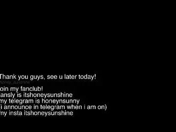 Chaturbate Sex Chat of honey_sunshine