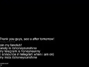 Chaturbate Nude Webcam of honey_sunshine