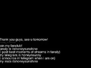 Chaturbate Nude Webcam of honey_sunshine